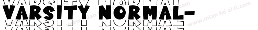 Varsity Normal字体转换